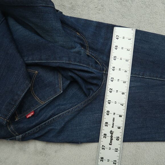 Levi's 712 Jeans Women's Size 29 Blue Mid-Rise Slim Straight Denim 31" Inseam - Picture 6 of 16